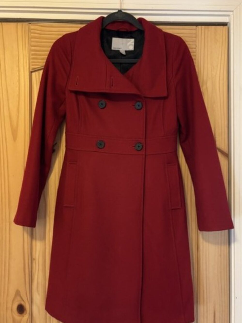 Red dress coat